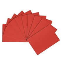 Unique Bargains 10pcs Corrugated Cardboard Paper Sheets,Red,11.69-inch  x 8.27-inch,for Craft and DIY Projects