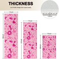 thumbnail image 4 of Pink Breast Cancer Kitchen Rugs Sets Of 3,Kitchen Runner Rugs Non Skid Washable,Decorative Kitchen Floor Mats for Kitchen,Sink,Laundry,17"x30"+ 17"x47" + 17"x59", 4 of 6