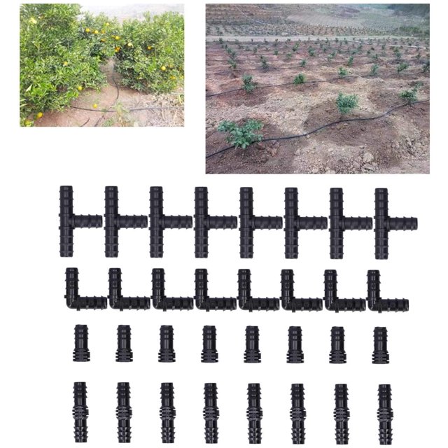 Conector riego goteo 32 uds set 1/2
