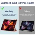 thumbnail image 3 of Funda para iPad Pro 11 compatible con Wenlaty de 4.ª, 3.ª y 2.ª generación con lápiz, 3 of 7