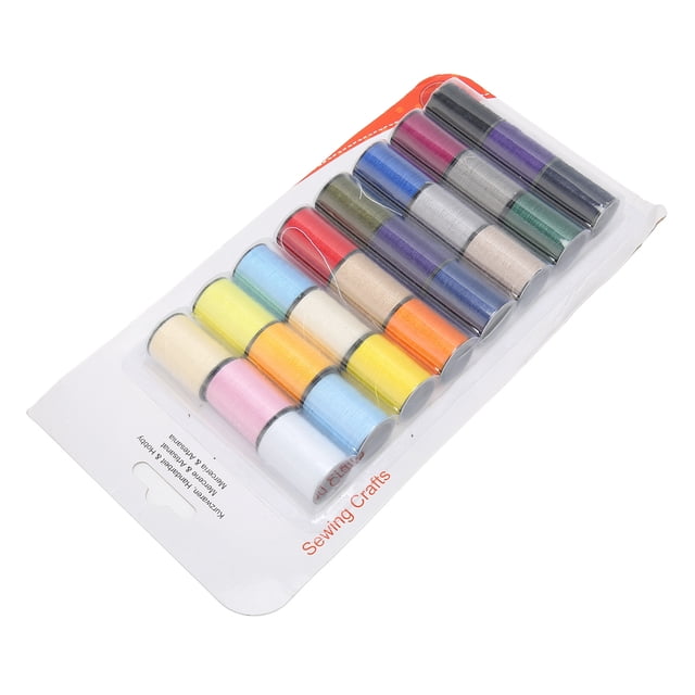 Hilo De Coser, Resistente Al Desgaste, 24 Rollos De Hilo De Coser A Mano, Poliéster De Colores Surtidos Para El Hogar