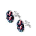 thumbnail image 2 of Flamingo Men's Cufflinks for Dress Shirts Made of Stainless Steel for Business and Formal Events, 2 of 6