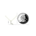 thumbnail image 5 of aaXia 14K Yellow Gold Diamond 1/20ct. TDW Initial “L” Pendant Necklace, 5 of 5