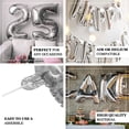 thumbnail image 3 of Efavormart Silver 40" tall Alphabet Letters / Number Foil Balloons Birthday Party  Decorations Graduation New Year Party Supply - 7, 3 of 8