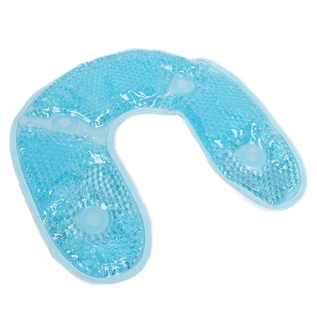 Ice Pack For Neck Shoulder Pain, Cooling Neck Wrap With Reusable Gel Beads, U Shaped Gel Bead Cooling Neck Wrap Neck Injuries Reusable Cold Pack