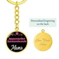 thumbnail image 5 of Dog Mom Keyring Appenzeller Sennenhunde Mama Circle Keychain Stainless Steel or 18k Gold, 5 of 12