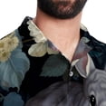 thumbnail image 5 of Tmall Men's Button Down Spread Collar Casual Printed Short Sleeve Summer Beach Unisex Shirts, 5 of 6