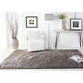 thumbnail image 3 of SAFAVIEH Atlantic Kennedy Solid Wool Shag Area Rug, Grey, 8' x 10', 3 of 11