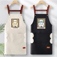 thumbnail image 5 of Chiikawa Hand-wiping Apron Cooking Oil-proof Waterproof Household Kitchen Work Clothes Men Women Cartoon Sleeveless Pocket Apron, 5 of 10