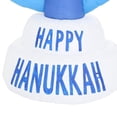 thumbnail image 3 of Menorá inflable de Hanukkah Gemmy Industries Christmas, 3 of 7