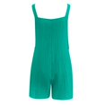 thumbnail image 6 of SUYOLL Women Romper Tie Shoulder Solid Color Overall Shorts Scoop Neck with Pockets Soft Breathable Classic Versatile Overalls, 6 of 6