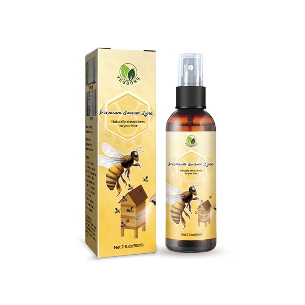 60ML Swarm Rustler,Bee Attractor Spray Premium Swarm Attract Bottle
