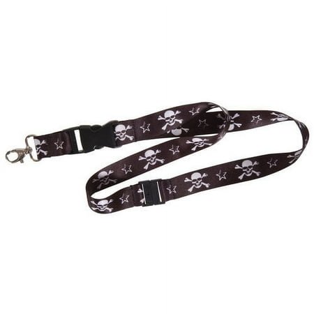 Lanyard Skull, Black/White