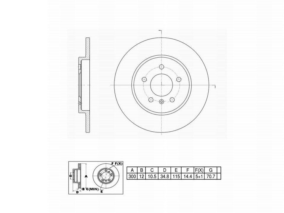 Winstop Brake Rotor, Rear WS239116, Chevrolet Uplander 2005