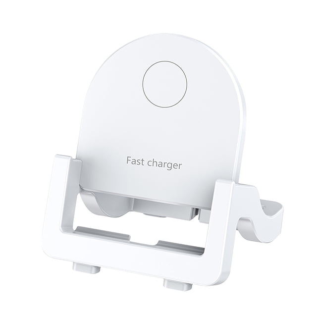 Cargador inalámbrico de teléfono móvil con soporte de carga rápida inalámbrica con soporte vertical de 15 W