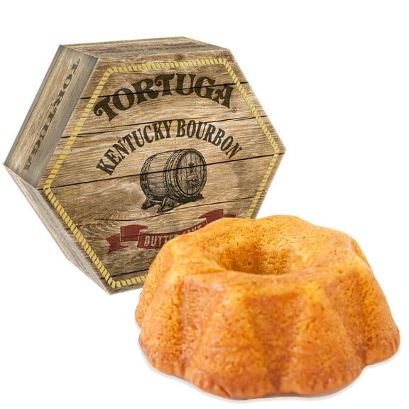 Tortuga Kentucky Bourbon Butter Cake 32oz – Premium Dessert Cake, Freshly Sealed & Ready-to-Serve