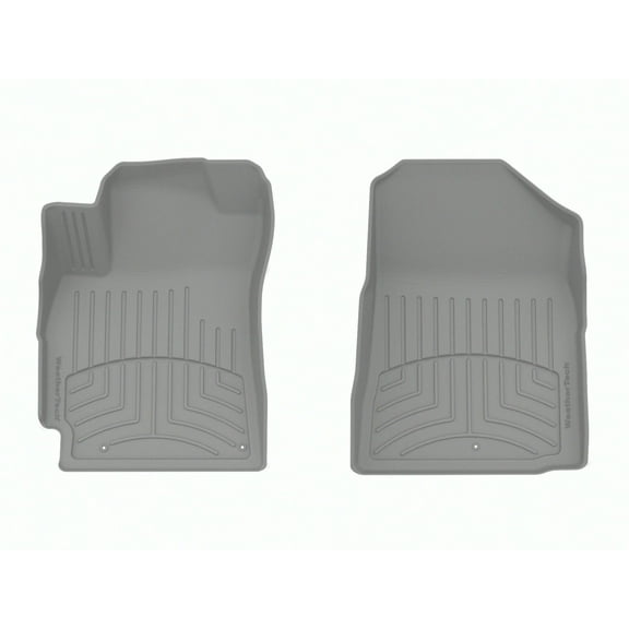 WeatherTech FloorLiner HP Custom Fit Floor Mats compatible with 2017-2020 Hyundai Elantra - 1st Row (Driver & Passenger), Grey