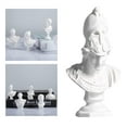 thumbnail image 3 of 2.4 Inch Classic Resin Greek Head Bust Statue Sculpture Figurine for Home Decor Statue, 3 of 9