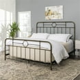 thumbnail image 2 of Antiqua Metal Pipe King Size Bed in Bronze, 2 of 9