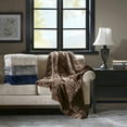 thumbnail image 3 of Comfort Classics Williams Oversized Plush Down Alternative Filled Throw, 60x70, Ivory, 3 of 4
