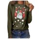 thumbnail image 2 of Puntoco Mujer Navidad top Casual Manga Larga O-cuello Sudadera Pullover Blusa Puntoco Puntoco-4749, 2 of 6