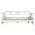 thumbnail image 4 of White Full Size Wood Daybed with Support Legs, 4 of 8