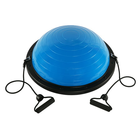 BIGTREE Exercise Ball Chair with Resistance Bands Perfect for Office Yoga Balance Fitness Super Strong Set BLUE