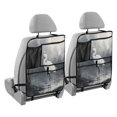 thumbnail image 2 of WOBOGO A White-cloaked Bird Backseat Car Organizer Footed Universal Car with Touch Screen Tablet Holder Rear Seat Protector, 2 of 7