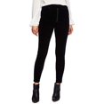 thumbnail image 3 of 1.STATE Womens Exposed Zipper Casual Corduroy Pants, Black, 12, 3 of 5