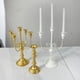 thumbnail image 1 of Candelabro dorado para bodas, San Valentín, decoración de mesa, vela de Navidad, portavelas de hierro, 1 of 5