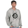 thumbnail image 5 of Nautilus Shell Symbolic Spiritual Zip Up Hoodie Men's Women's Brisco Brands S, 5 of 6