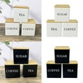thumbnail image 4 of Set Of 3 Coffee Tea And Canister – Kitchen Storage Jars With Lid And Name Marker For Organized Food Storage, 4 of 4