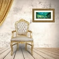 thumbnail image 3 of Unknown 18x10 Gold Ornate Wood Framed with Double Matting Museum Art Print Titled - Golf Fantasy II, 3 of 4