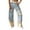 #Sky Blue, variant on DPTALR George Women'S Solid Color Baggy Wide-Leg Pants Casual Elastic-Waistband Pocket Pants,Dark Gray,Size XXXL