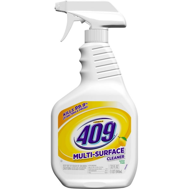 Formula 409 MultiSurface Cleaner, Spray Bottle, Lemon, 32 Ounces