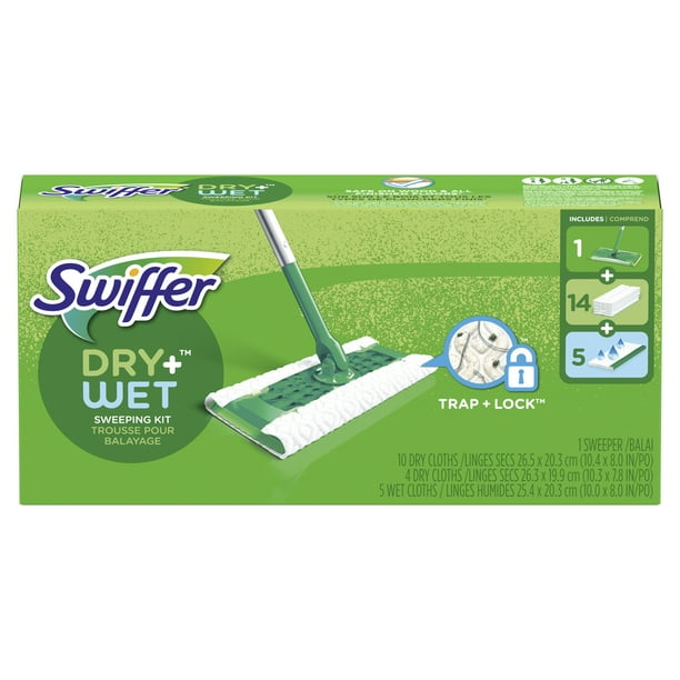 Swiffer Sweeper Starter Kit (1 Mop Kit, 19 Pad Refills)