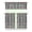 White-67, variant on Nordic Bohemian Kitchen Curtain Set Boho Tier and Valance Vintage Tribal Artistic Earthy Aesthetic Rustic Style Rod Pocket Curtains for Family Kitchens