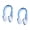 Blue, variant on YIFAEUX 2/6Pcs Swimming Nose Clips Waterproof Reusable Silica Gel Surfing Nose Plug Protectors for Kids Adults