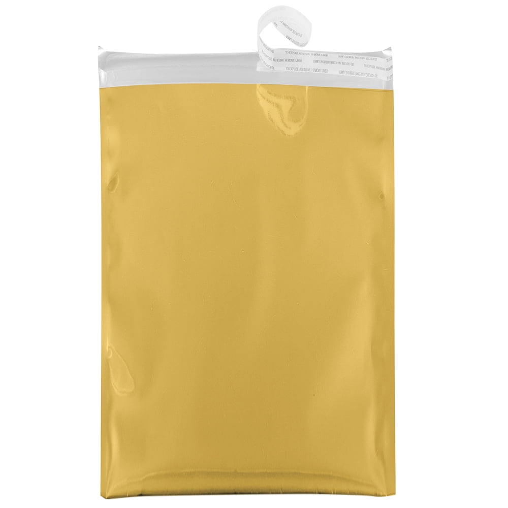 JAM Paper 12 x 18 Foil Envelopes, Gold, 25/Pack, Peel & Seal