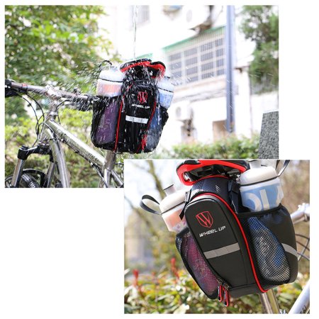 Bicycle Rear Rack Bag Bike Trunk Carrier Bag Cycling Pannier Saddle Bag With Dual Water Bottle Pockets Walmart Canada