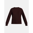 thumbnail image 6 of Scenario Women's Waffle Knit Crewneck Tee with Long Sleeves, Sizes XS-XXXL, 6 of 6
