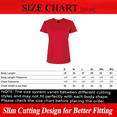 thumbnail image 2 of Gildan Women’s T-Shirt, 100 Ultra Cotton, Crewneck Short Sleeve Classic Tee, Red, Sizes S-3XL, 2 of 5