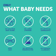Baby Ddrops Probiotic Liquid Drops with Vitamin D for Newborns and Infants, 0.07 fl oz