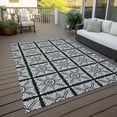 thumbnail image 6 of Addison Rugs Chantille Indoor/Outdoor Transitional Medallions Black Washable Rectangle Rug, 5' x 7'6", 6 of 6