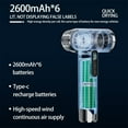 thumbnail image 6 of Tuscom Cordless Hair Dryer 100,000RPM USB Rechargeable - 15,000mAh Battery, 200W Fast Drying, Lightweight & Portable for Travel, Home, Camping, 6 of 9