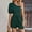 Green, variant on Shorts for Women,Clearance Women's Solid Color Fashion Casual Short Sleeve One Shoulder Slim Short Jumpsuit