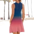 thumbnail image 4 of Vestidos de playa de verano para mujer con mini vestido de bolsillo sin mangas con escote elegante Pompotops  ghjkhdj4404, 4 of 6