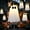 White, variant on Halloween Hanging Ghosts Light-up Hanging Ghosts Ornaments Halloween Decorations Outdoor Hanging Ghosts for Yard Patio Garden Tree Outside