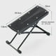 thumbnail image 5 of Adjustable Folding 6-Position Height Footboard for Guitar Accessories, 5 of 5