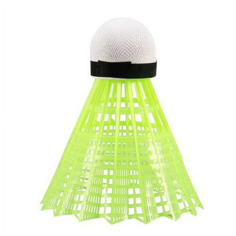 KEVENZ 12-Pack Advanced Nylon Feather Shuttlecocks,77 Grains-High Speed Badminton Balls (Yellow,Nylon)